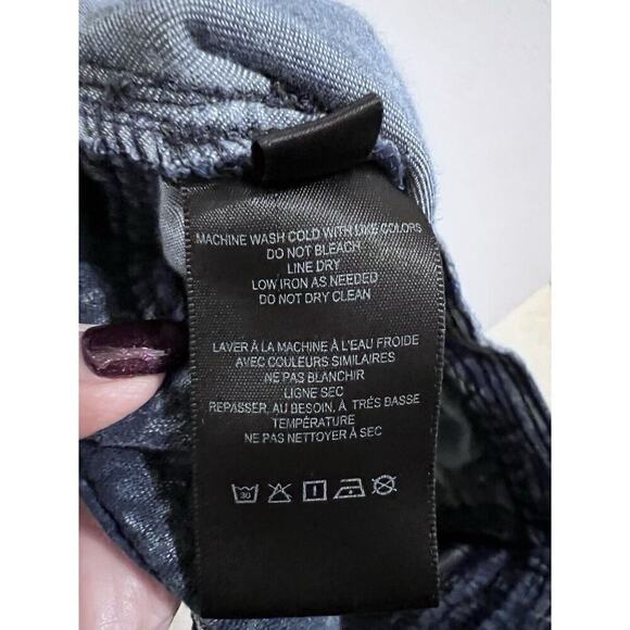 Urban Outfitters Bdg Blue Acid Washed High Rise Baggy Wide Leg Corduroy Pants 29 - Picture 8 of 8